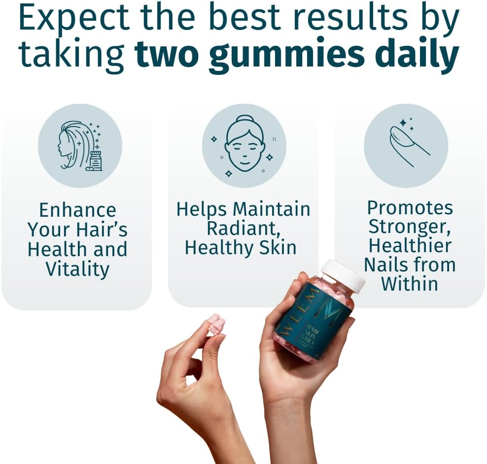 WEEM Hair Skin and Nails Gummies