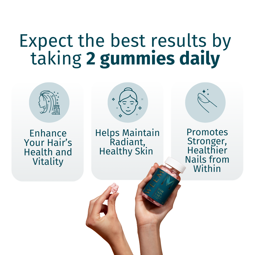 WEEM Hair Skin and Nails Gummies